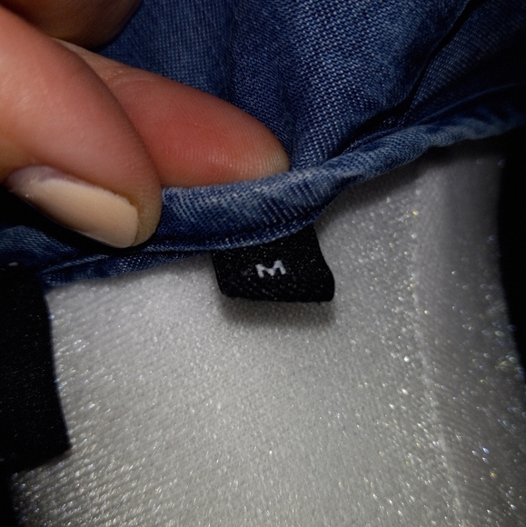 The Kooples Denim Chambray Dress with Enamel Buttons Size M - Picture 6 of 6